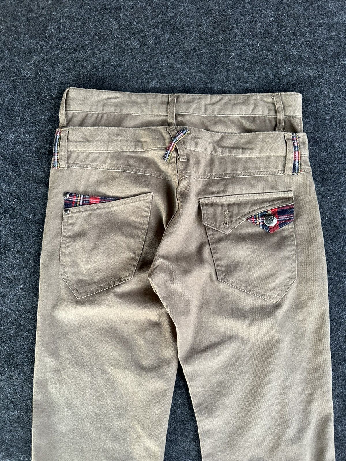Beauty Beast × Japanese Brand × PPFM Spinash Double Waist Brown Soft Denim D469 Size US 32 / EU 48 - 5 Thumbnail