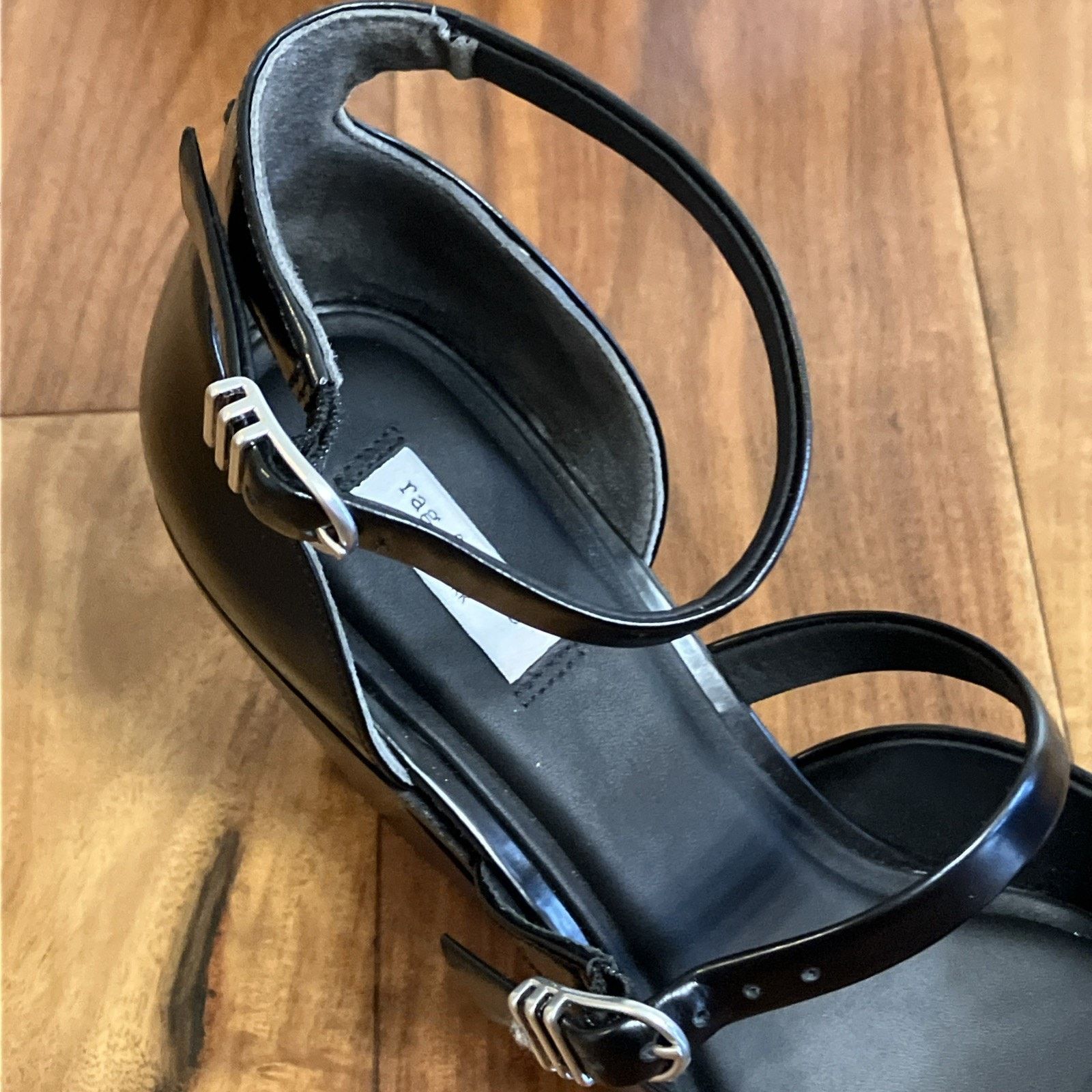Rag & Bone NIB $468 Rag & Bone Mari Heel Sandal Black Suede Size: 9.5 Size US 9.5 / IT 39.5 - 15 Thumbnail