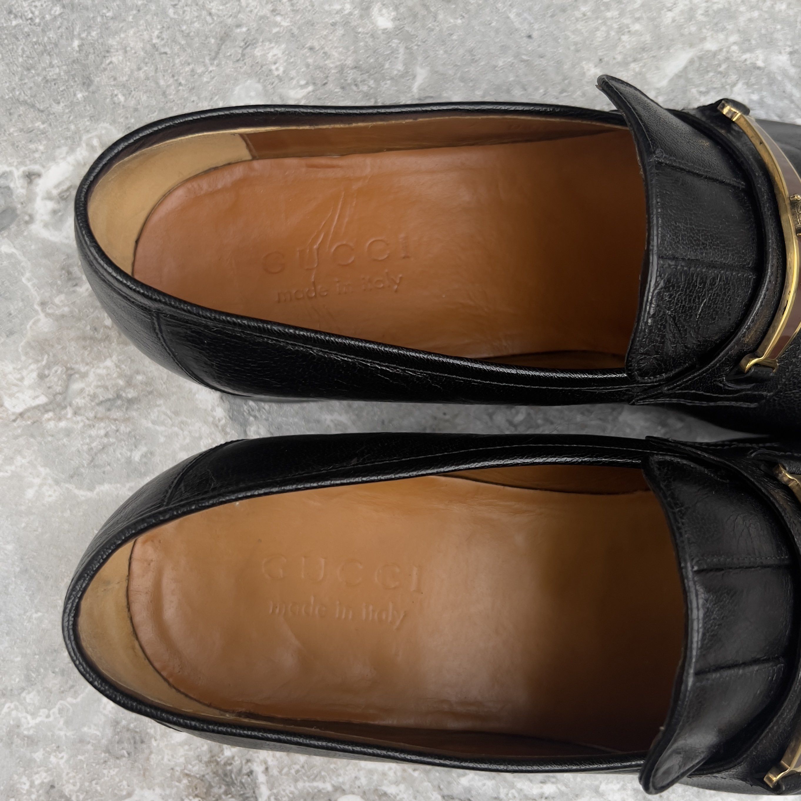 Gucci Tiger Embellished Loafers Leather Size US 7.5 / EU 40-41 - 9 Thumbnail