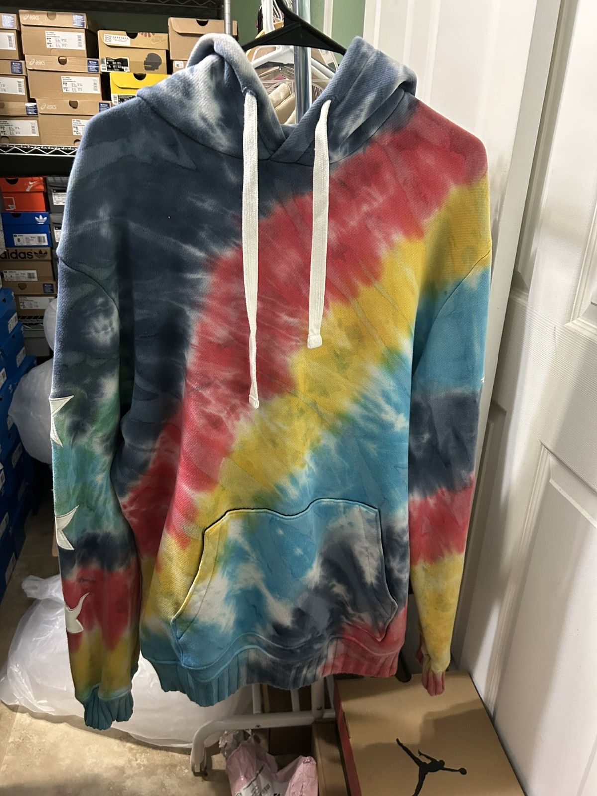 Amiri Amiri tie dye heavy star patch hoodie Size XL Size US XL / EU 56 / 4 - 1 Thumbnail