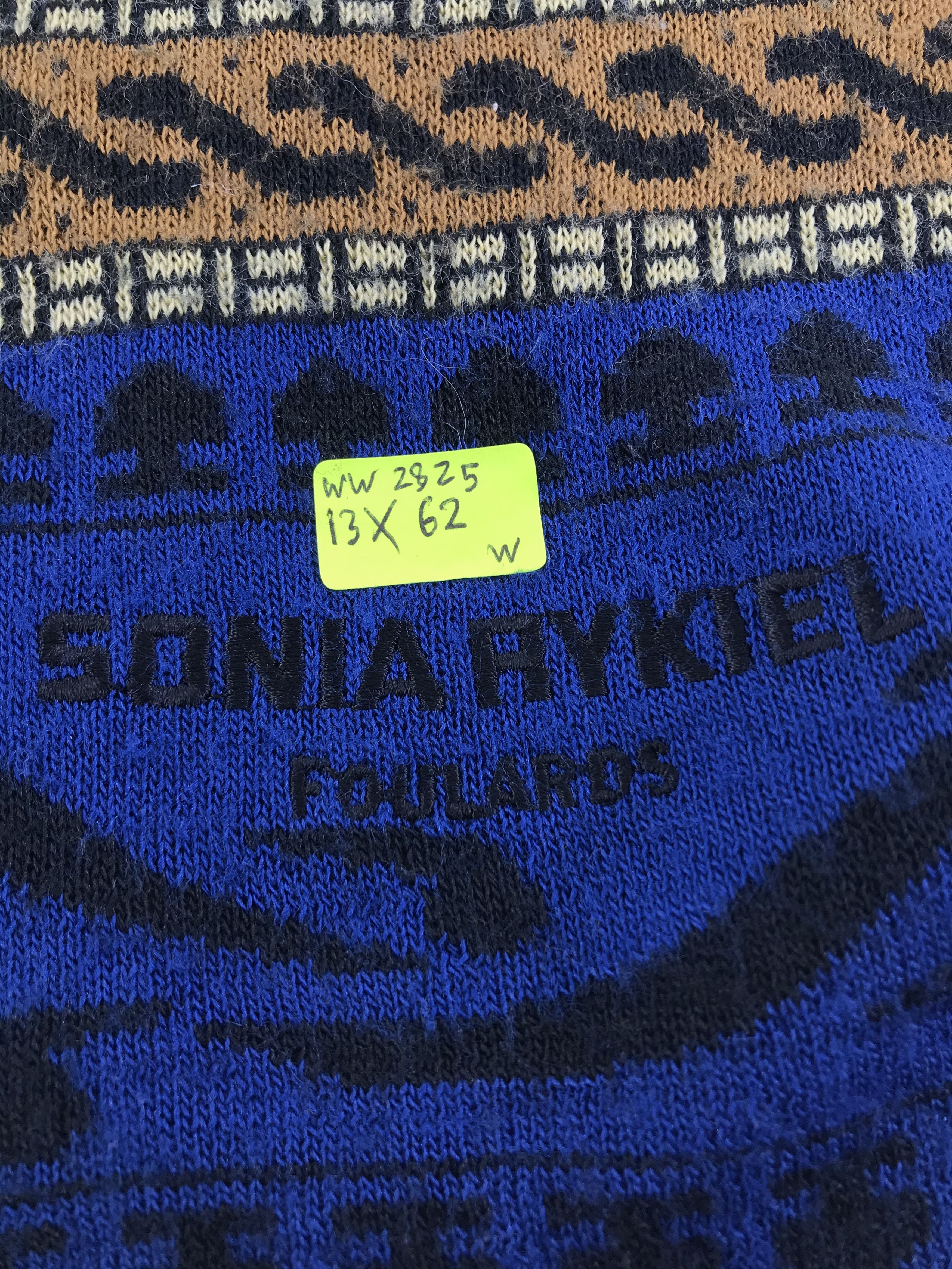 Vintage Sonia Rykiel Scarf / Muffler / Neckwear - WW2825 Size ONE SIZE - 4 Thumbnail