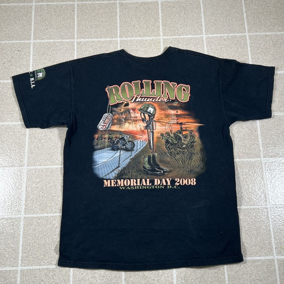Other Vintage Y2K Memorial Rolling Thunder POW MIA Tshirt sz L Size US L / EU 52-54 / 3 - 1 Thumbnail