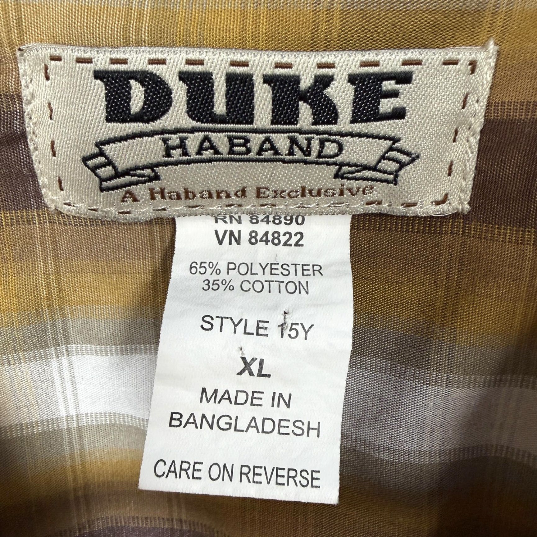 Haband Haband Western Shirt XL Brown Plaid Pearl Snap Cowboy Workwear Ranch Dadcore Shirt Mens XL Brown Plaid Workwear Western Snap Front Button-Up Casual Size US XL / EU 56 / 4 - 5 Thumbnail