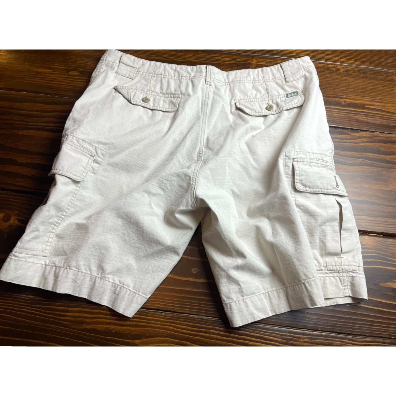 Vintage Woolrich Shorts Men 38 Cargo Pockets Tan Brown Cargo Short Regular Pockets Men Vintage No N/A Size US 38 / EU 54 - 2 Thumbnail