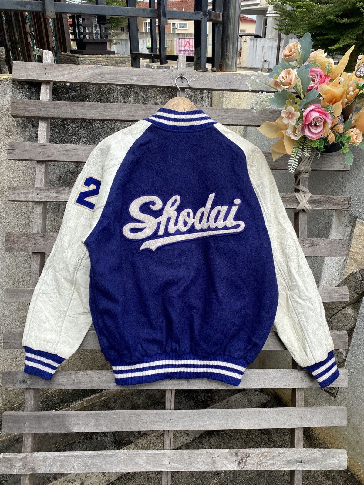 Japanese Brand Vintage Varsity Jacket - Shodai Size US M / EU 48-50 / 2 - 6 Thumbnail