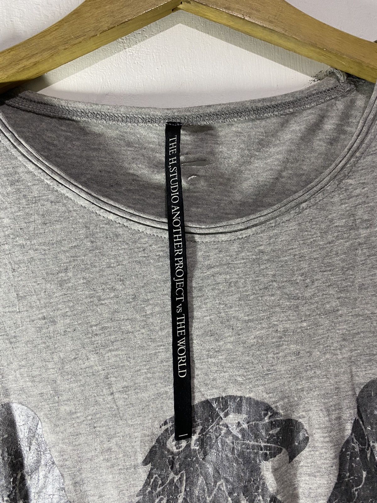 If Six Was Nine × Japanese Brand × Le Grande Bleu (L.G.B.) The H,studio another project vs the world distressed tee Size US M / EU 48-50 / 2 - 4 Thumbnail