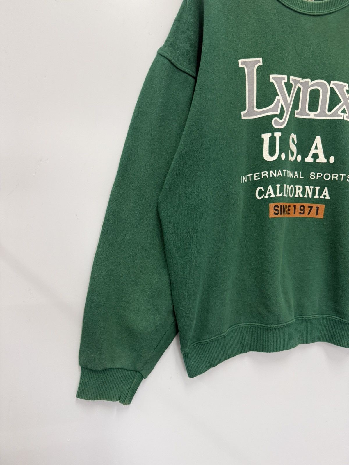Vintage 🔥 Lynx USA California Vintage Sport Baggy Sweatshirt - M Size US L / EU 52-54 / 3 - 3 Thumbnail