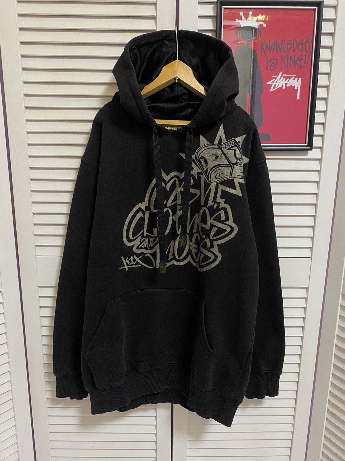 Vintage Rap Hoodie K1x Cash Japanese Money Yeezy
