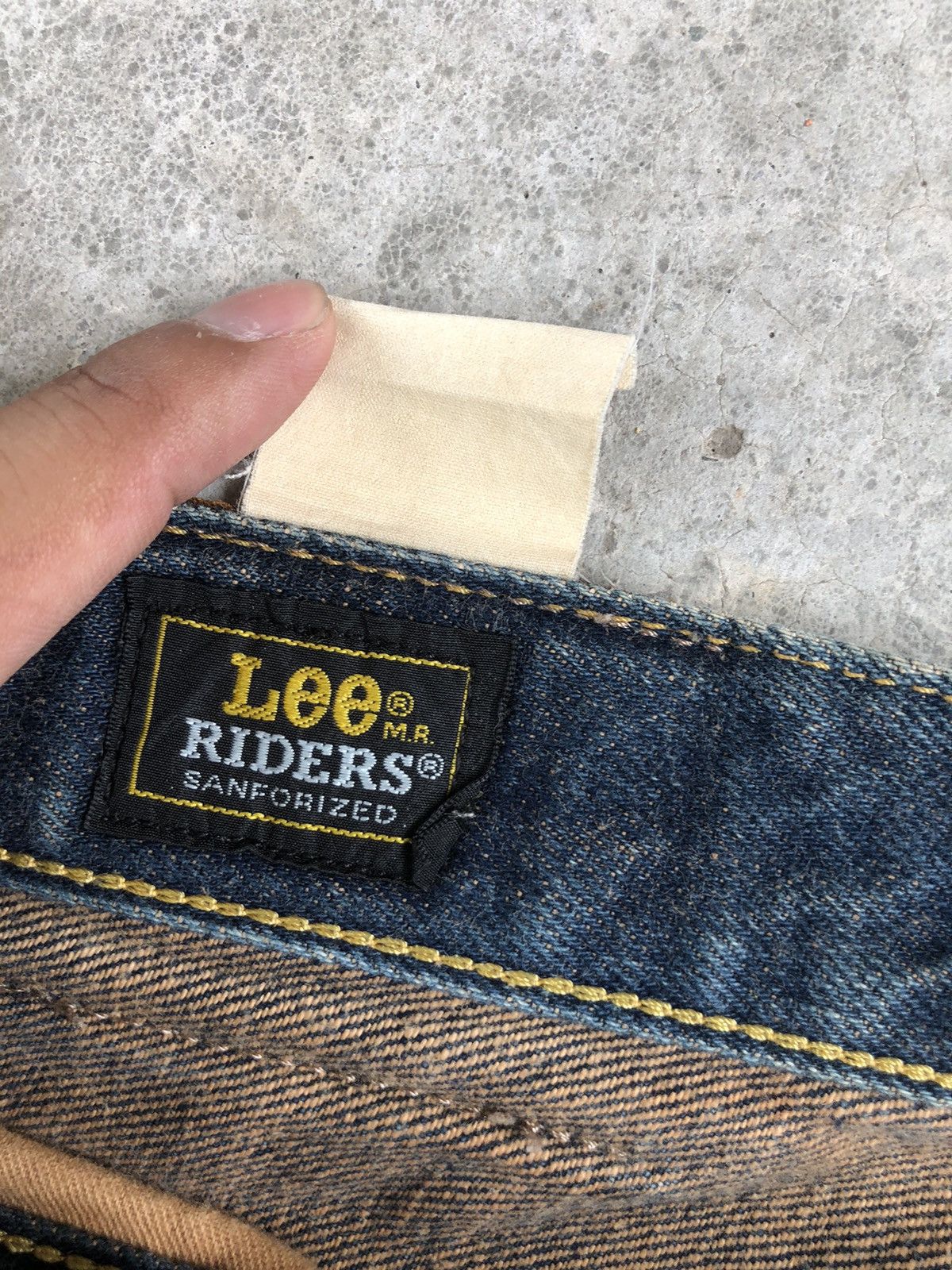 If Six Was Nine Japanese Lee Flared Jeans Distressed Jeans Size US 31 - 15 Thumbnail