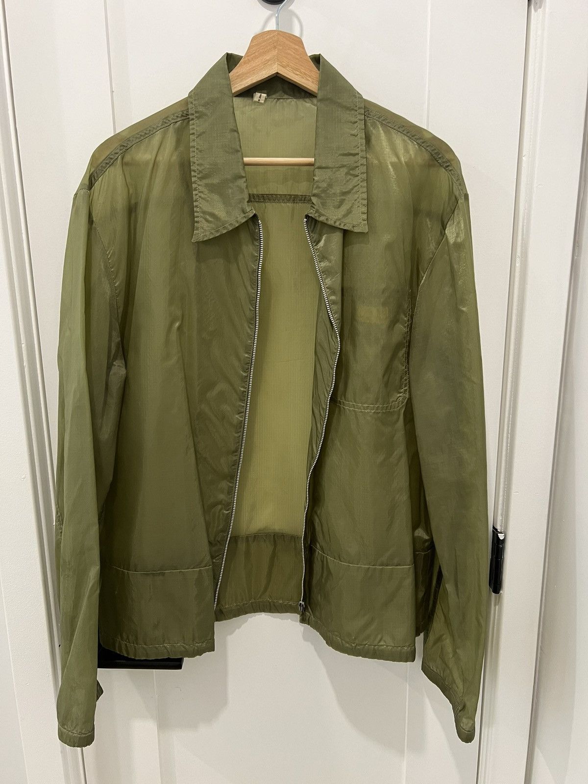 Helmut Lang SS 1998 Translucent Ripstop Nylon Blouson Jacket Size US L / EU 52-54 / 3 - 3 Thumbnail
