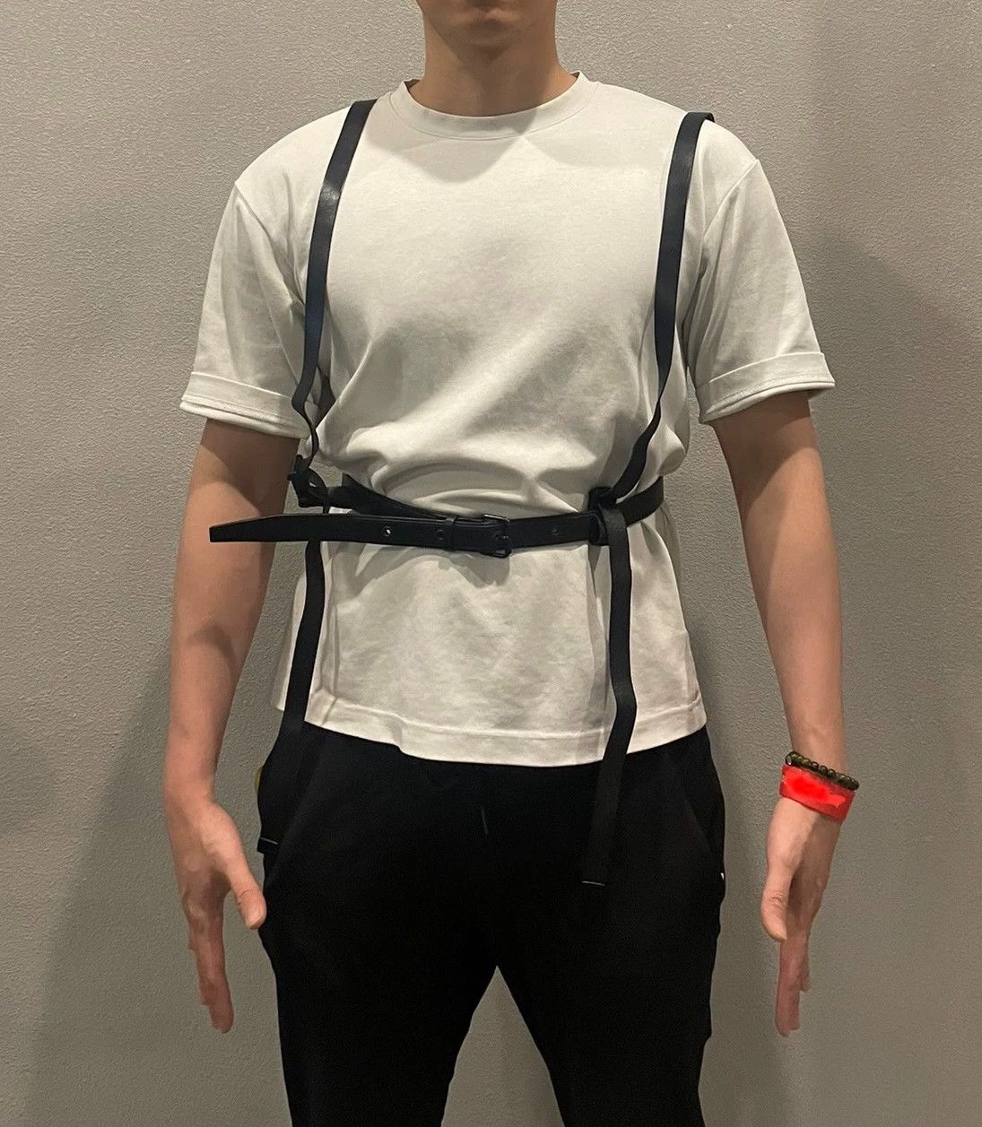 Julius Julius Leather Functional Waist Belt with Shoulder Strap Size ONE SIZE - 4 Thumbnail