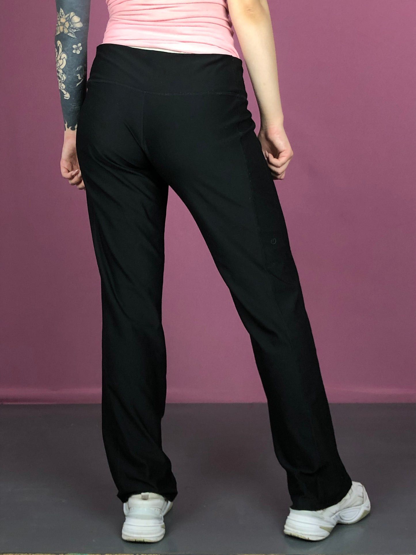Nike × Vintage Nike Vintage Women's Flare Leggings - L Size 30" / US 8 / IT 44 - 4 Thumbnail