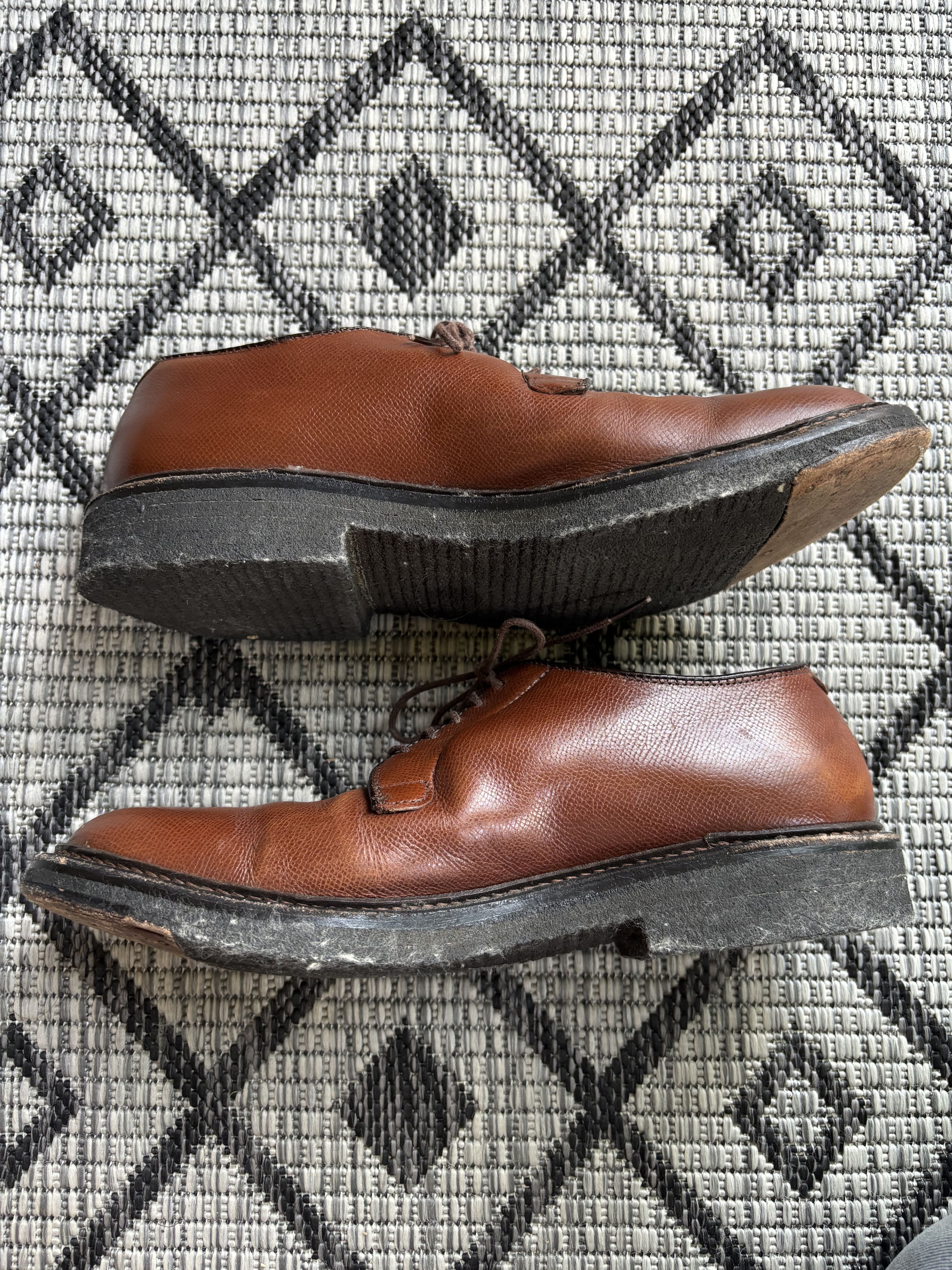 Alden Plain Toe Blucher Brown Aniline Size US 8 / EU 41 - 6 Thumbnail