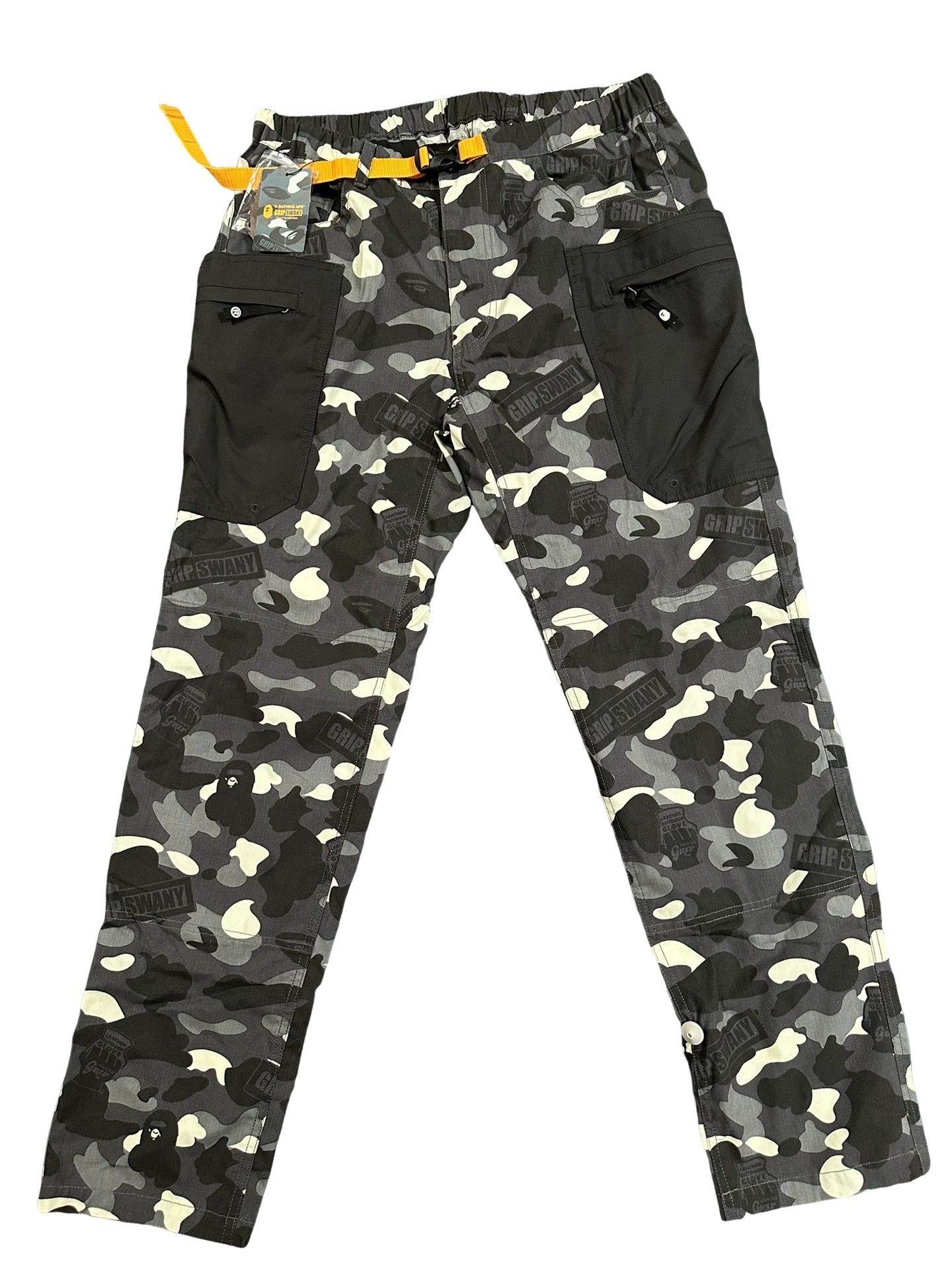 Bape BAPE x GRIP SWANY Camo Casual Pants Size L Size US 34 / EU 50 - 1 Thumbnail