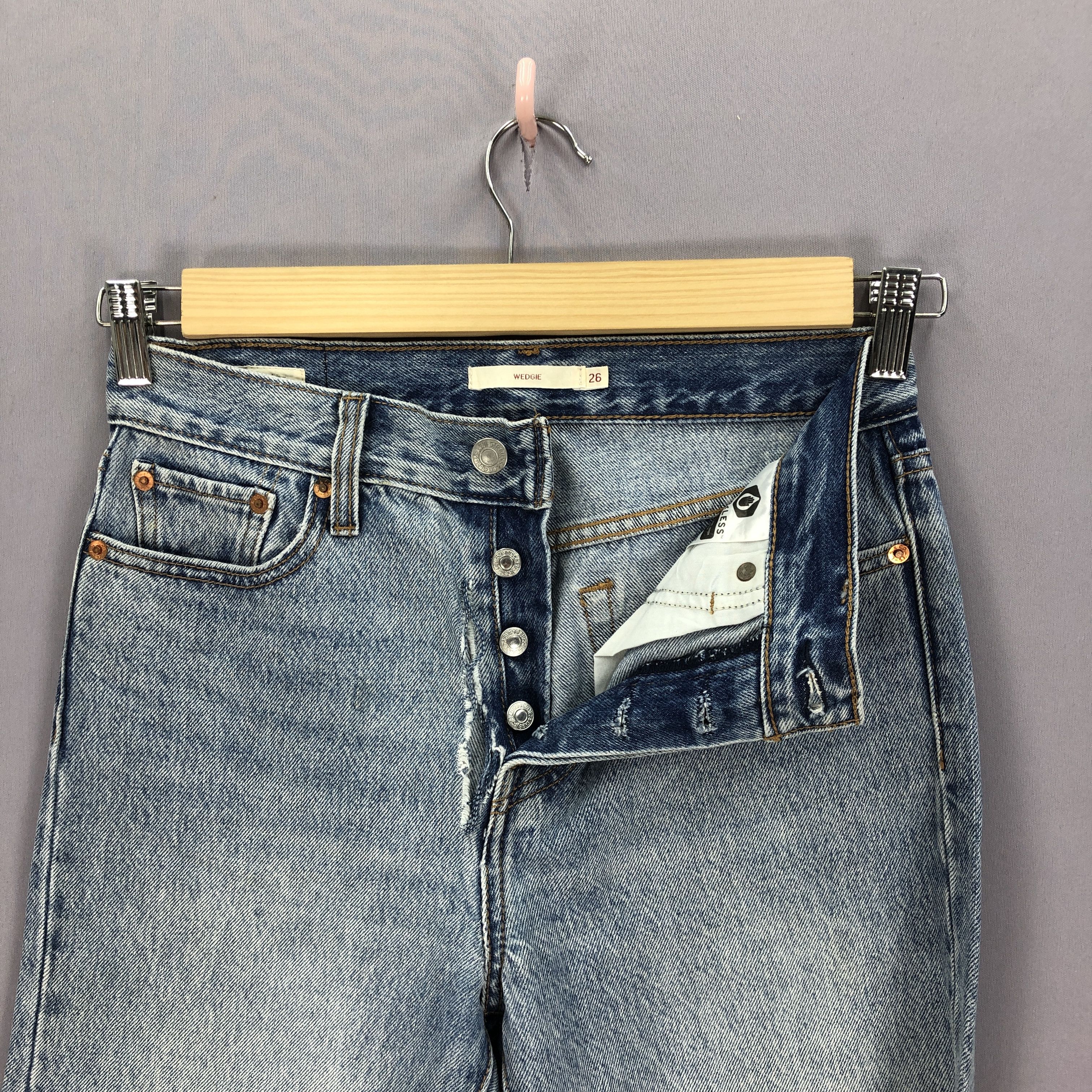 Levi's Vintage Y2K Levis 501 Premium Jeans Levi's Faded Denim Size 28" / US 6 / IT 42 - 5 Thumbnail