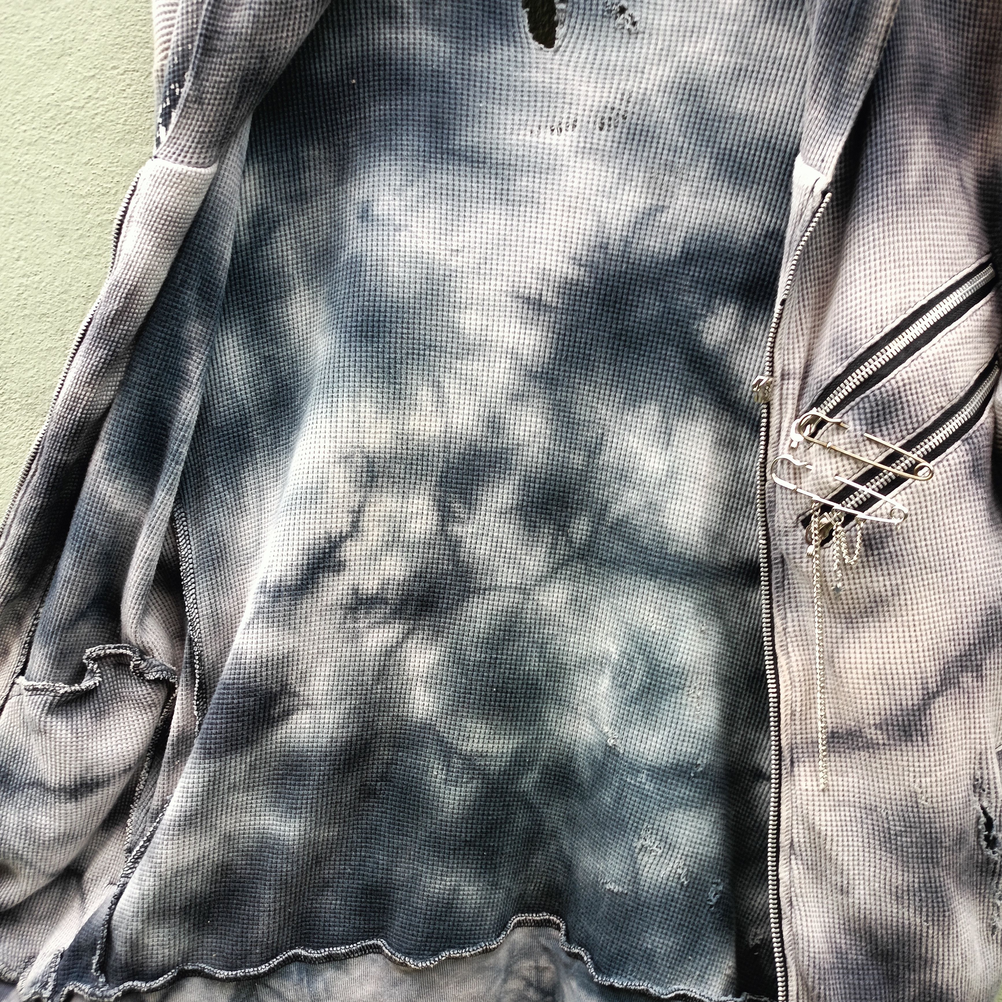 Seditionaries Berning Sho Distressed Hooded Zip jacket Size US M / EU 48-50 / 2 - 6 Thumbnail