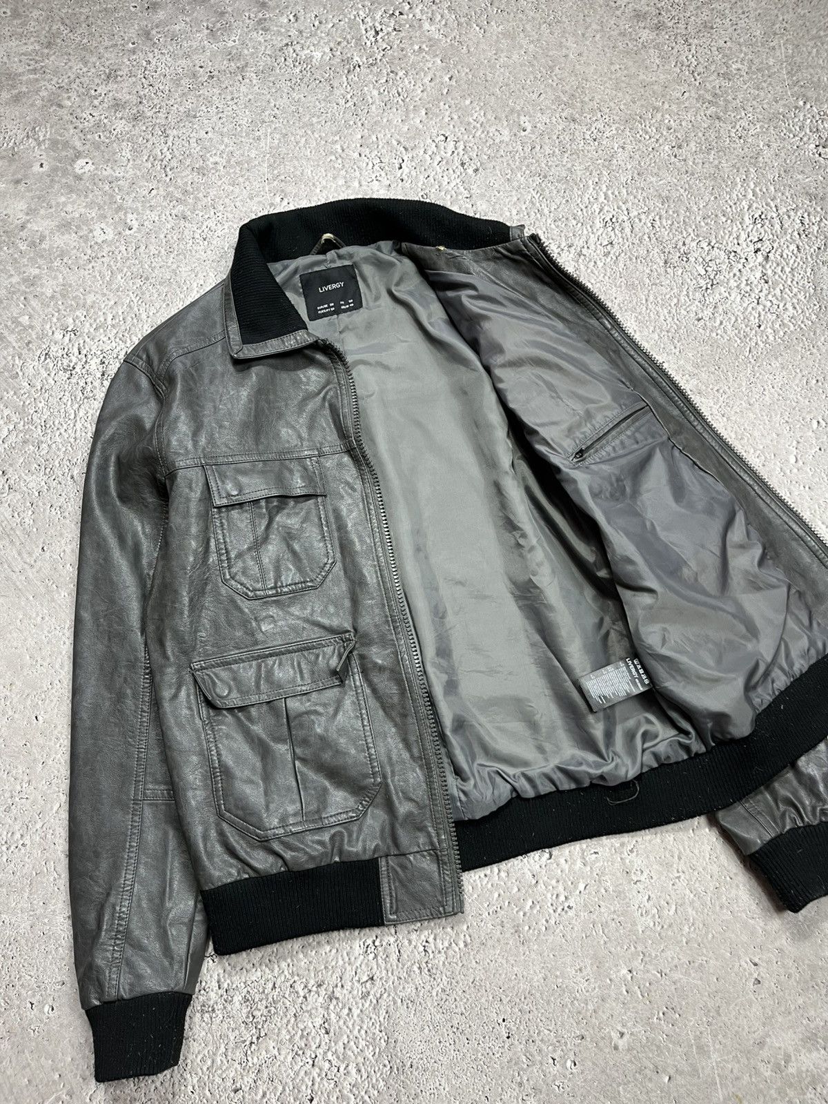 Other Livergy Faux Leather Bomber Jacket Mens Size 50 Black Flight Size US M / EU 48-50 / 2 - 7 Thumbnail
