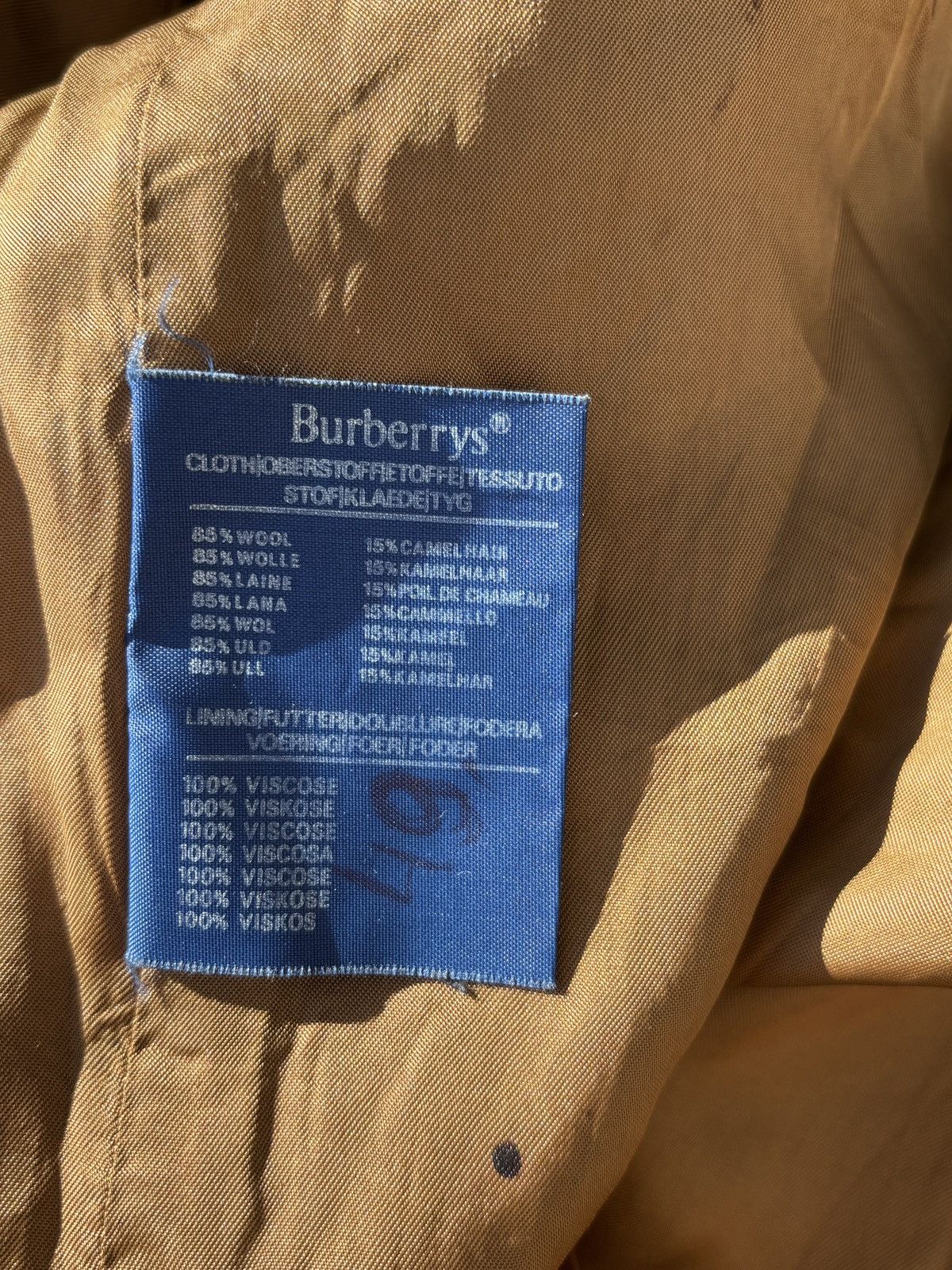 Burberry Wool&camelhair Coat Trench Burberry Size XL / US 12-14 / IT 48-50 - 7 Thumbnail