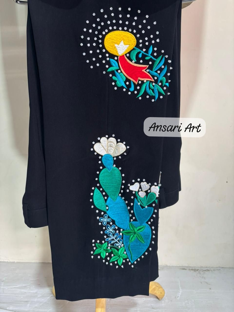 Other Men 2PC Customized Cactus embroidery western Nudie outfit Size 46S - 6 Thumbnail