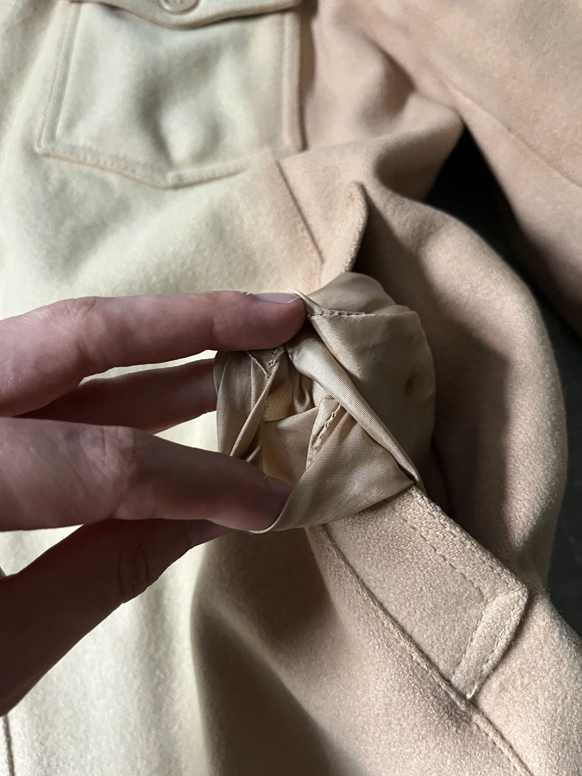 Helmut Lang Vintage Helmut Lang 1997 wool beige coat archival Size US L / EU 52-54 / 3 - 16 Thumbnail