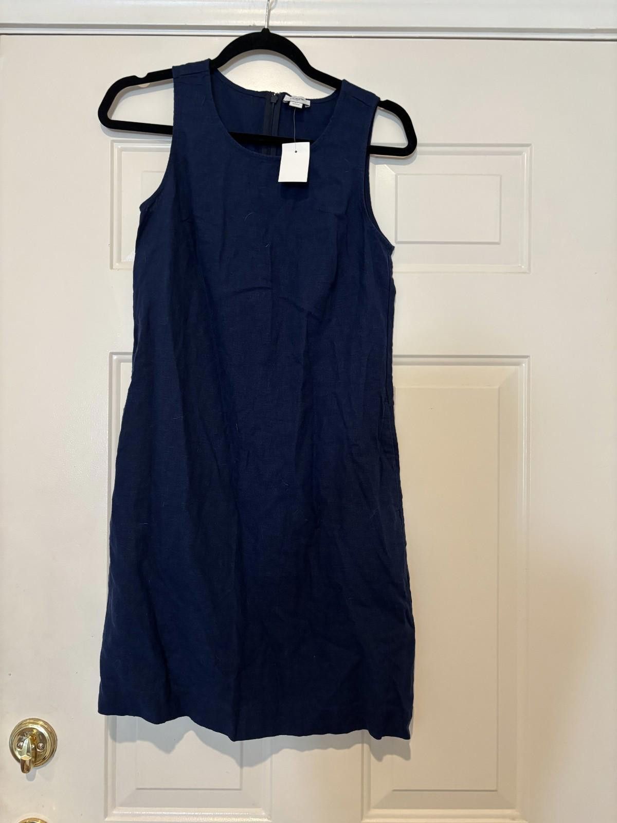 J.Crew Women's sz O J Crew blue cotton dress new with tags #603 Size XS / US 0-2 / IT 36-38 - 1 Thumbnail