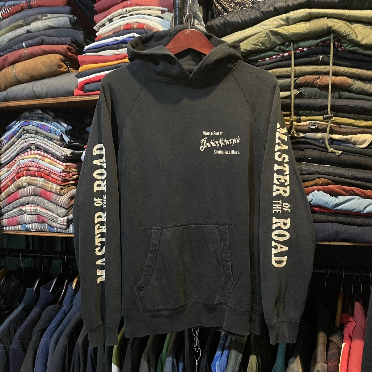 Indian Motorcycle × Japanese Brand × Toyo Enterprises Pullover Hoodie Indian Motorcycle V Club Sioux Valley Cycle Size US M / EU 48-50 / 2 - 6 Thumbnail
