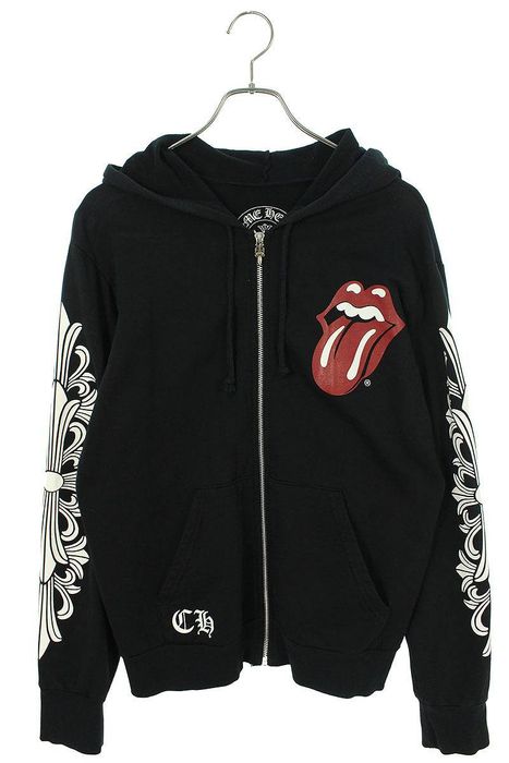 Chrome hearts best sale rolling stones hoodie