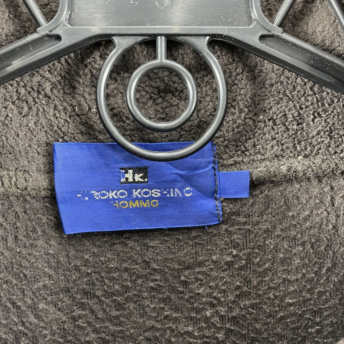 Hiroko Koshino Homme × Japanese Brand × Vintage Vintage Hiroko Koshino Homme Box Logo Fleece Jacket Size US L / EU 52-54 / 3 - 8 Thumbnail