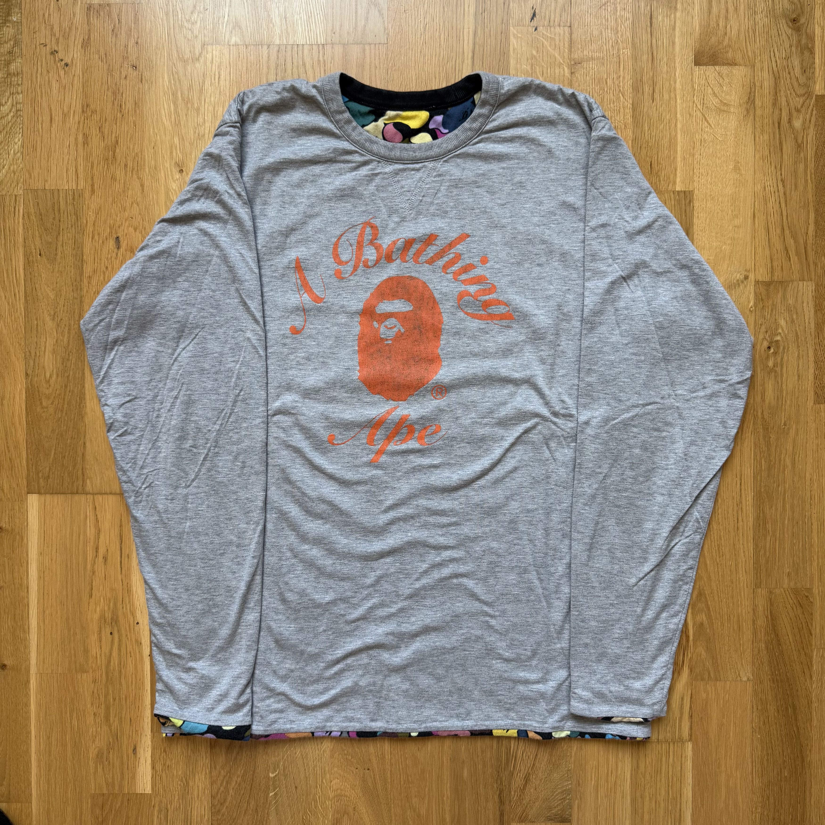Bape A Bathing Ape-Bape 2000s reversible multicolor tee Size US L / EU 52-54 / 3 - 2 Thumbnail