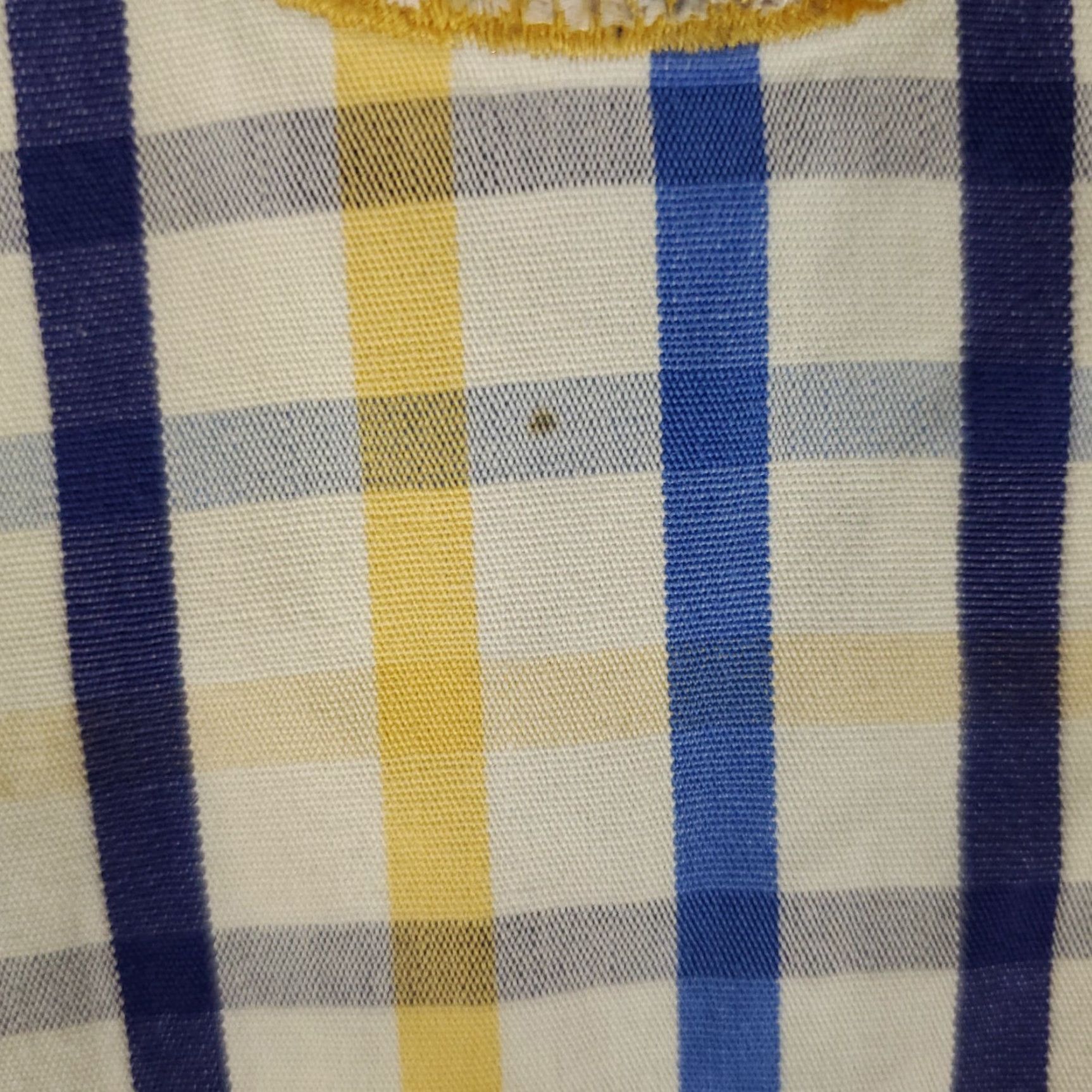 Faconnable Façonnable Casual Button-Up Shirt Mens XL Blue Yellow Check Short Sleeve Classic Preppy Size US XL / EU 56 / 4 - 4 Thumbnail