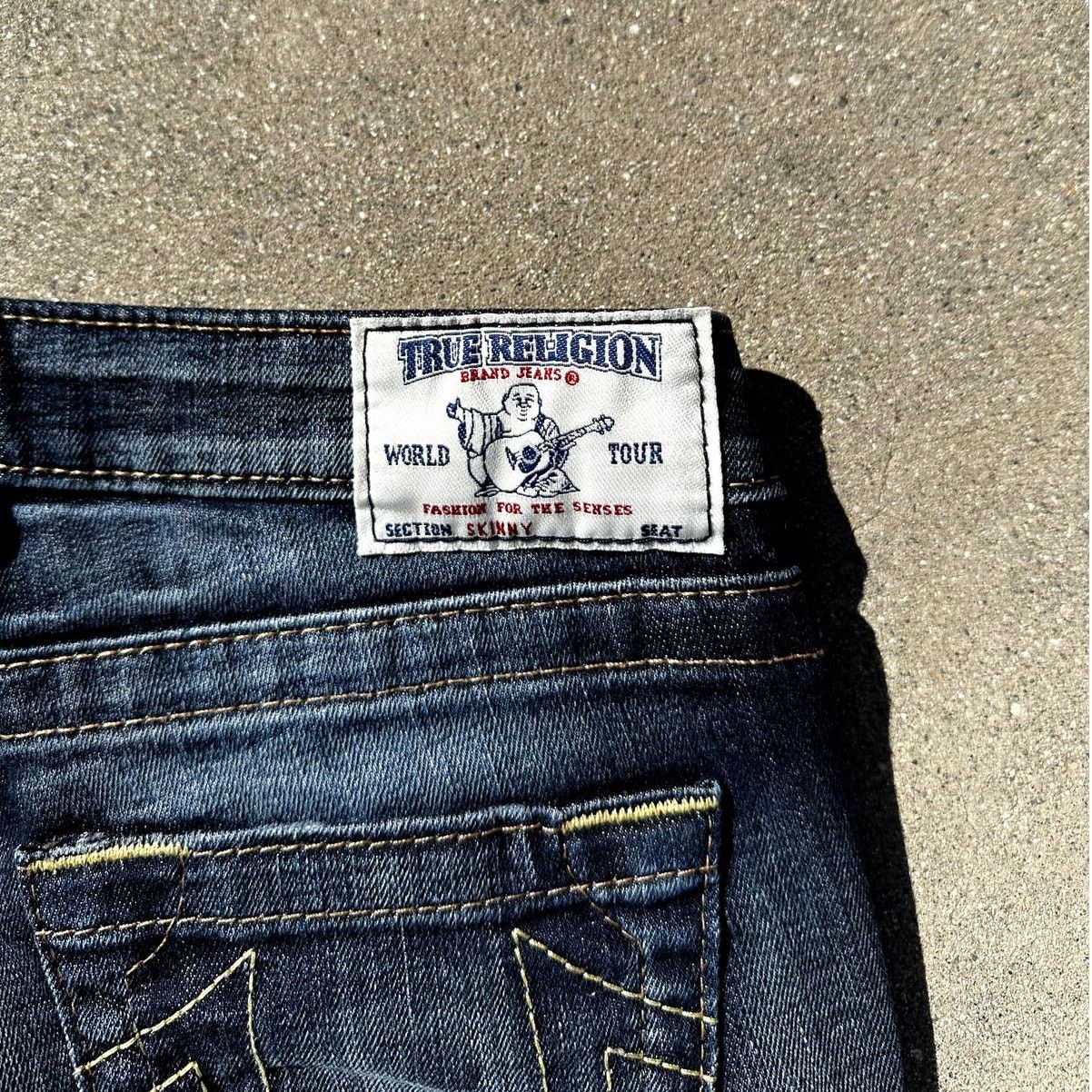 True Religion True Religion Women’s Jeans World Tour Low Distressed Size 26" / US 2 / IT 38 - 5 Thumbnail