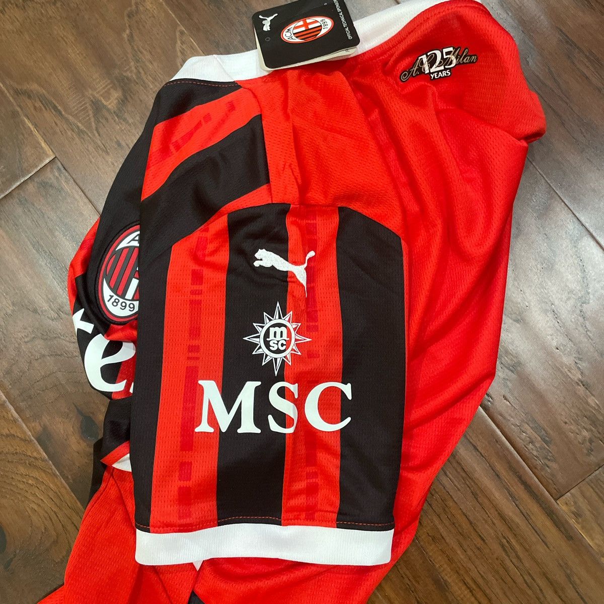 Puma PUMA AC milan 24/25 Home kit Size US S / EU 44-46 / 1 - 4 Thumbnail