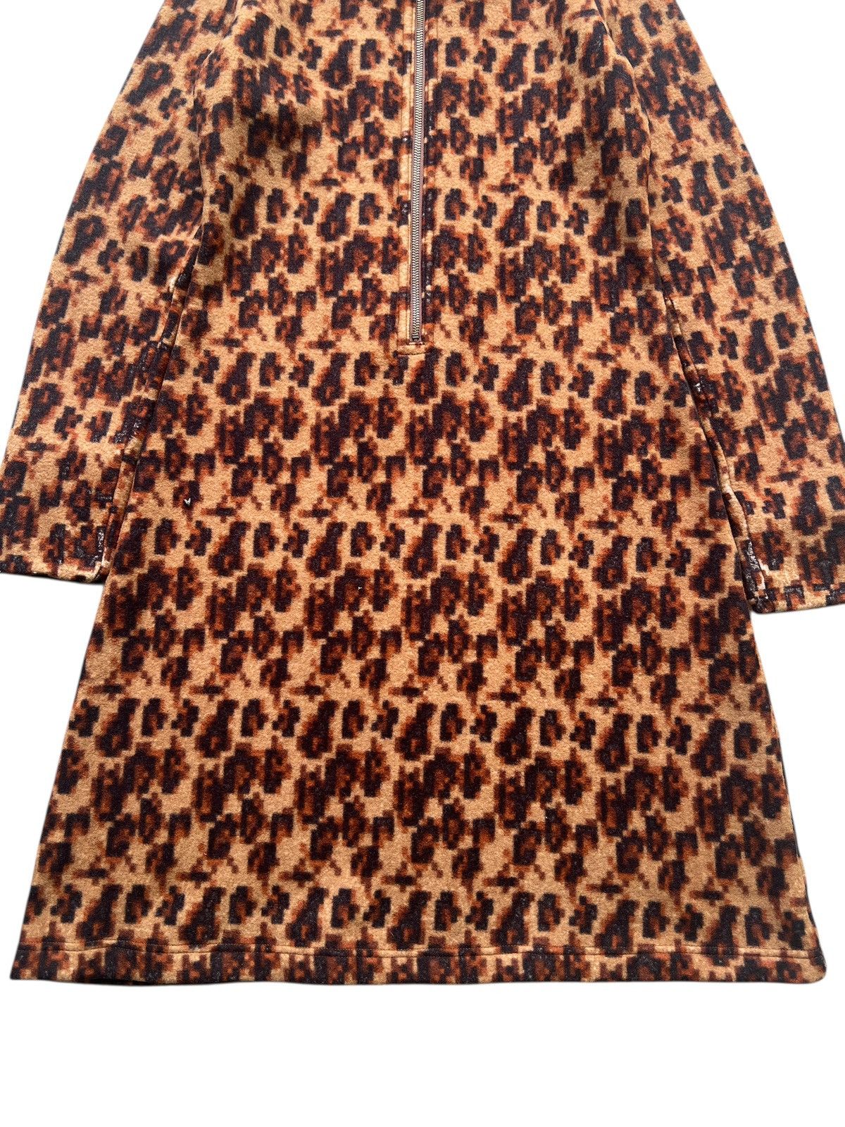 Beauty Beast 🔥 Rare Pick Beauty Beast Leopard Half Zip Coat Dress Size M / US 6-8 / IT 42-44 - 5 Thumbnail
