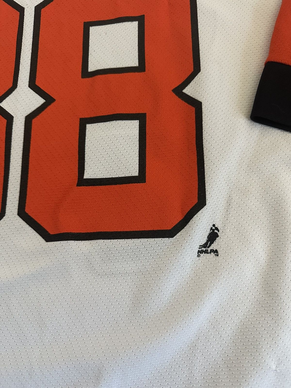 NHL Vintage 1990s Logo 7 Philadelphia Flyers NHL Lindros Jersey Size US XL / EU 56 / 4 - 6 Thumbnail