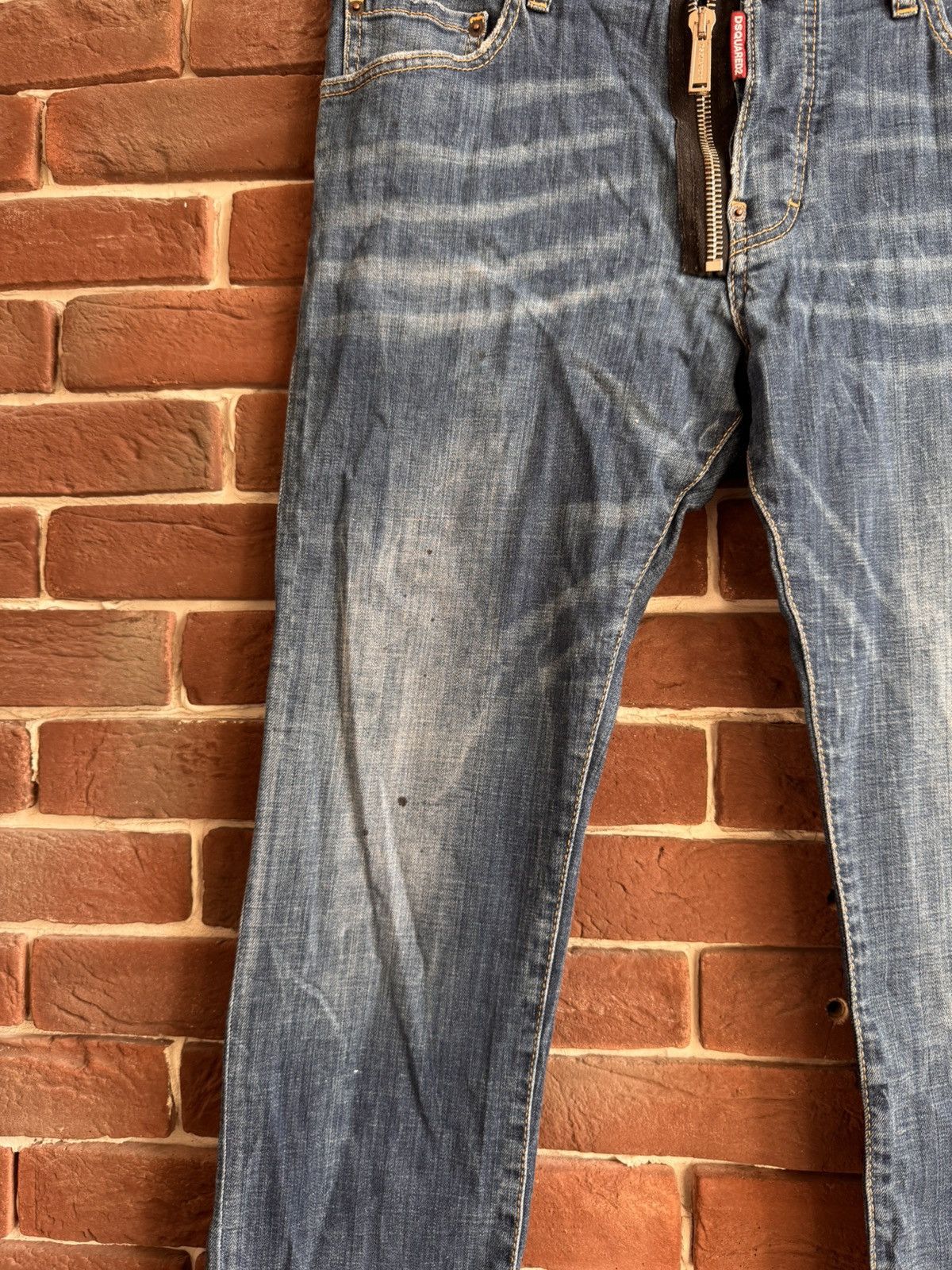 Dsquared2 Rare Vintage Dsquared2 I’m Not Weird Denim pants 52 Blue Size US 34 / EU 50 - 4 Thumbnail