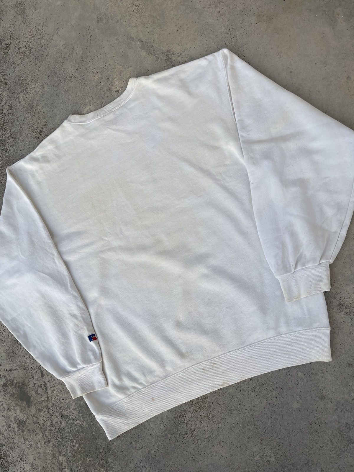 Russell Athletic × Vintage Vintage 90s Russell Alex Track Sweatshirt Size US XL / EU 56 / 4 - 4 Thumbnail
