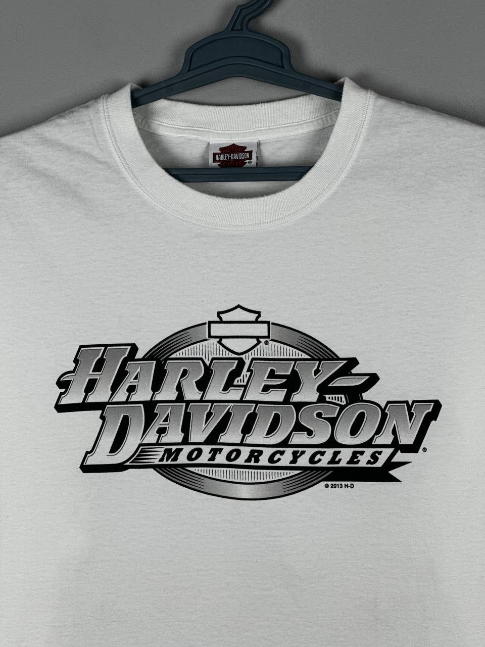 Harley Davidson Vintage Harley Davidson T Shirt White Biker USA Size US XXL / EU 58 / 5 - 4 Thumbnail