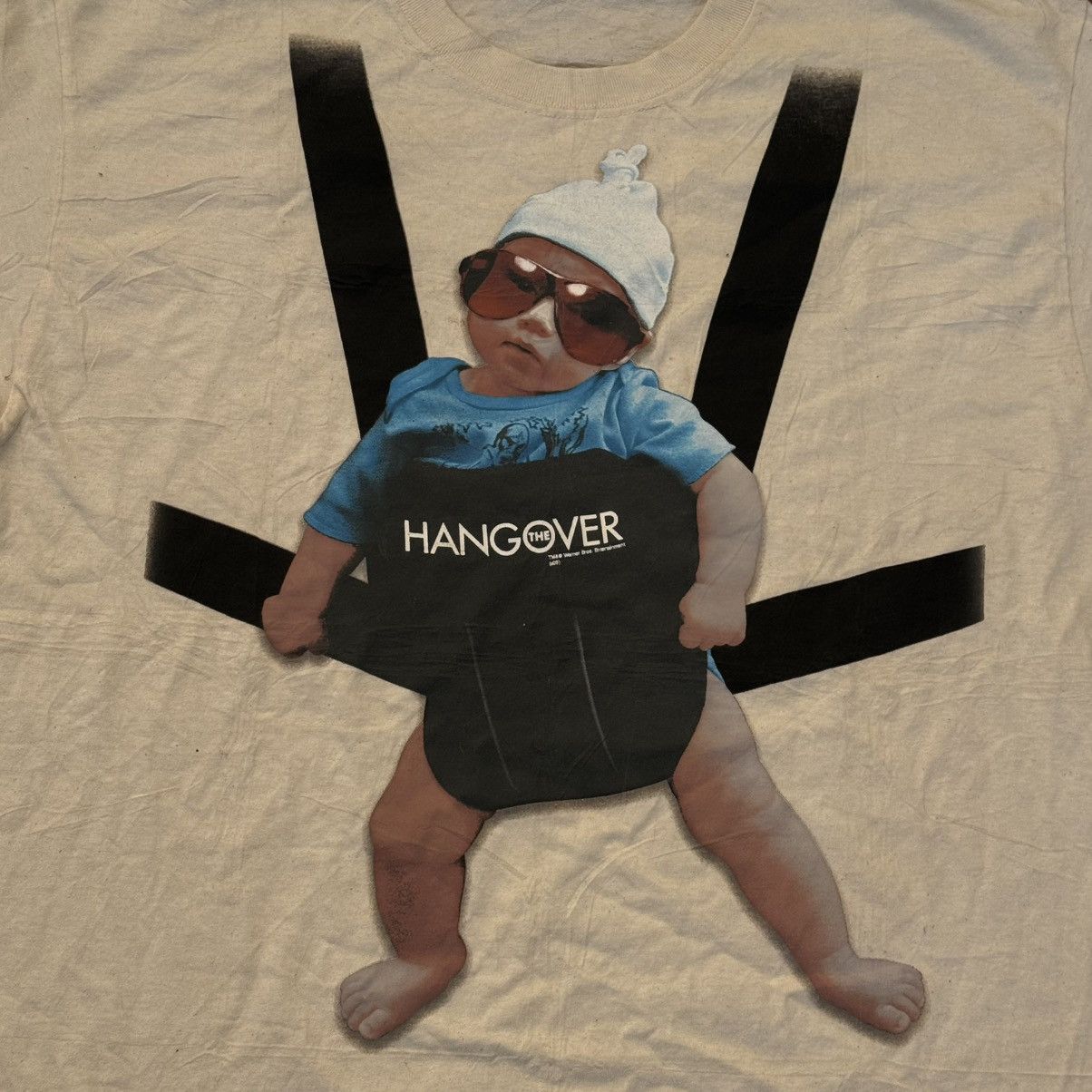 Vintage Y2K 2009 The Hangover Movie Tee Shirt Size US L / EU 52-54 / 3 - 4 Thumbnail