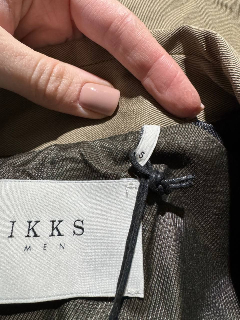 IKKS NEW! IKKS Mens Trench Coat Jacket RRP 345€ Size US S / EU 44-46 / 1 - 9 Thumbnail