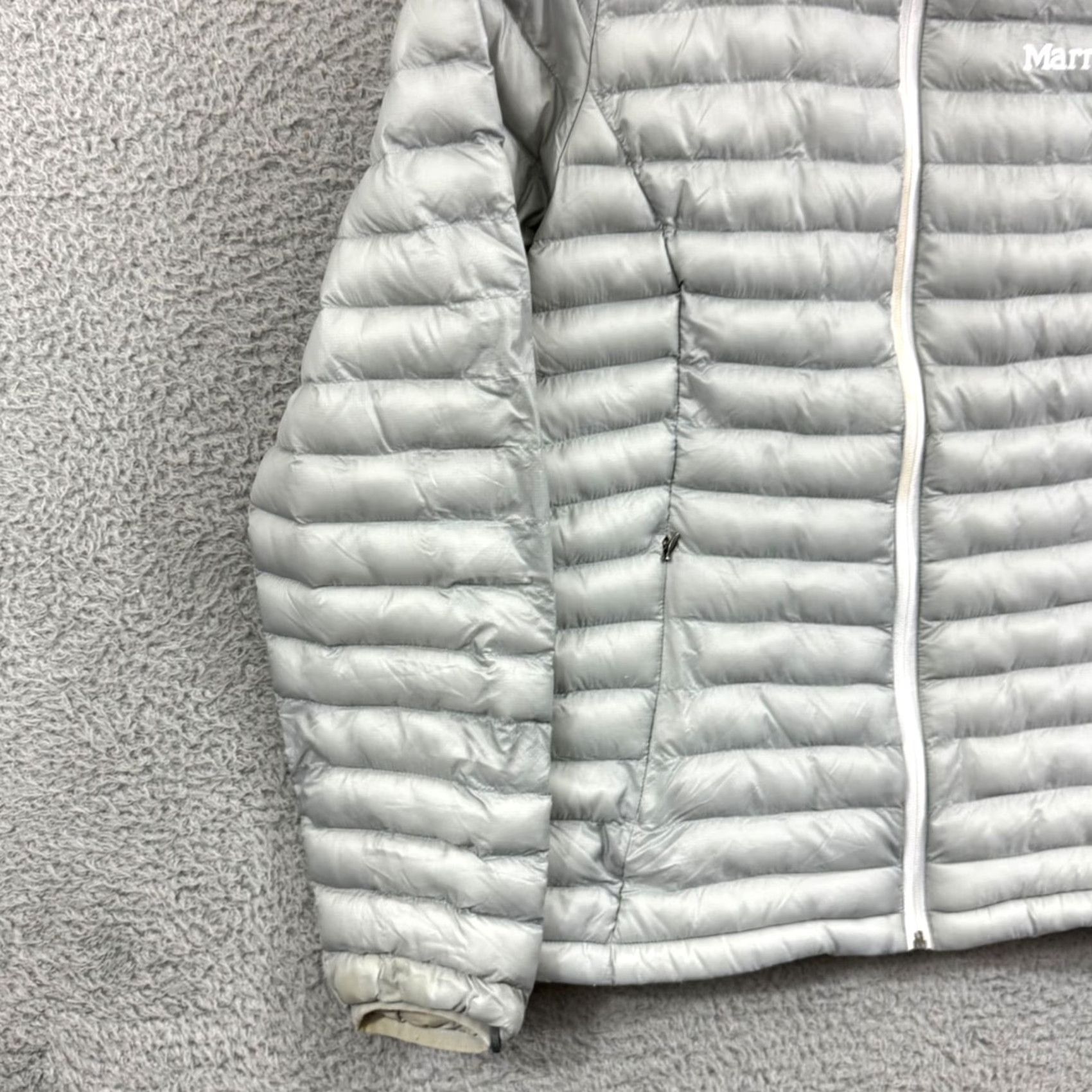 Marmot Marmot Echo Featherless Jacket Women’s Large Gray Puffer Quilted Zip Thinsulate Size L / US 10 / IT 46 - 4 Thumbnail