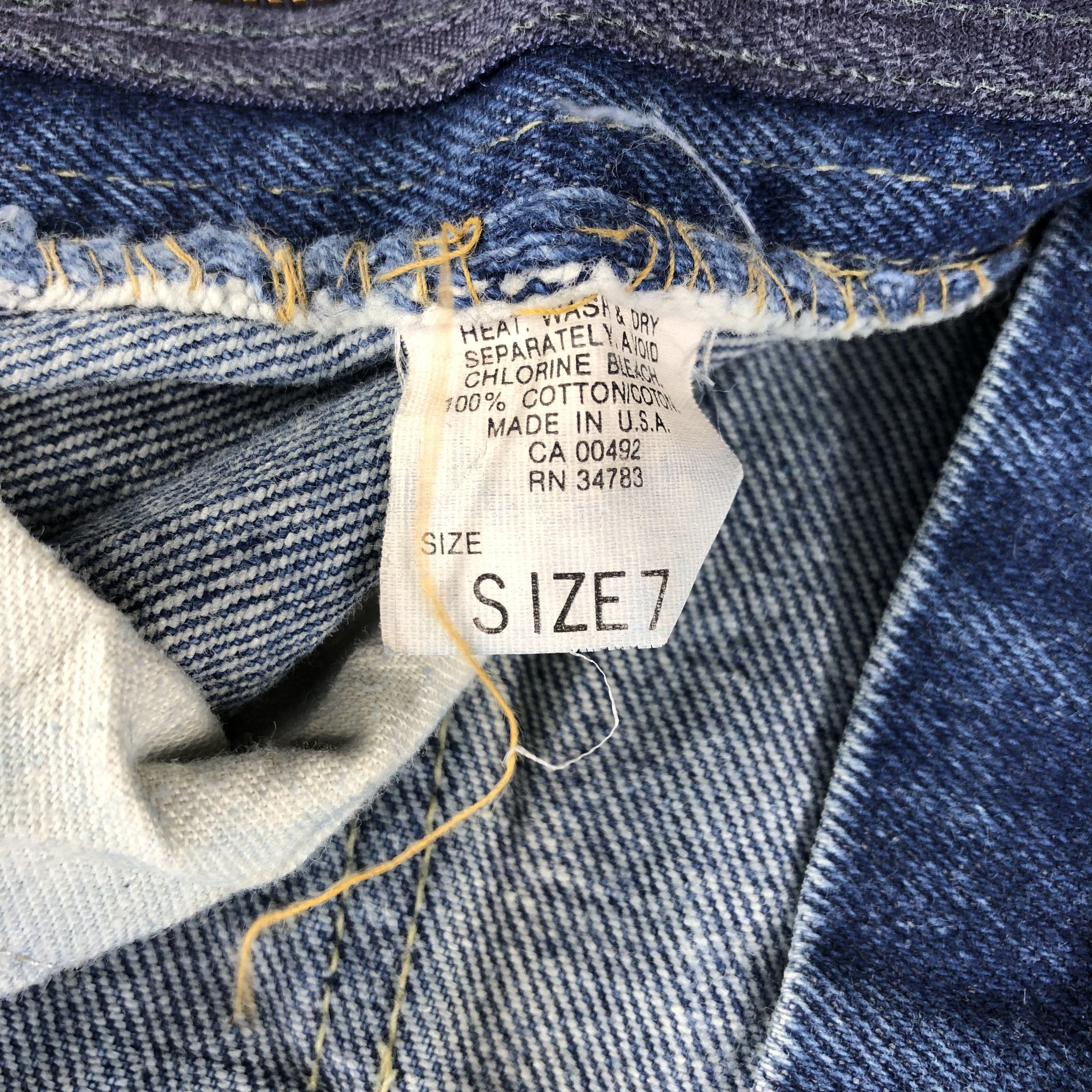 Lee Vintage Blue Wash Lee Jeans-J2418 Size US 26 / EU 42 - 10 Thumbnail