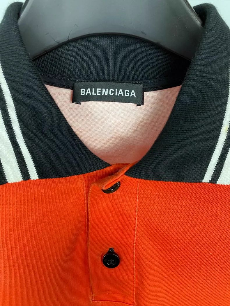Other Balenciaga Color-block long-sleeved Polo shirt Size US XXS / EU 40 - 3 Thumbnail