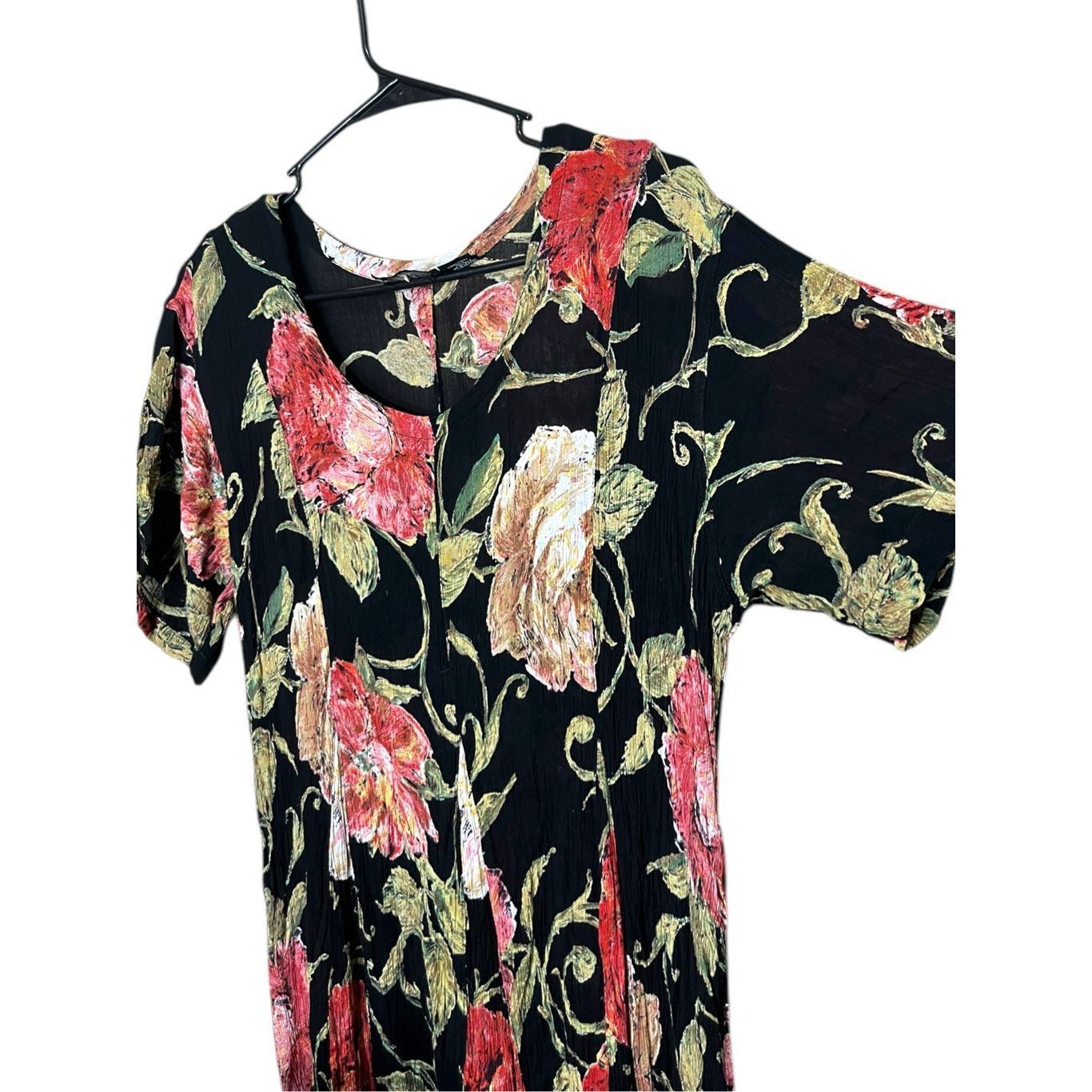Other Vintage Nostalgia 90s Floral Print Midi Dress Size M Size M / US 6-8 / IT 42-44 - 2 Thumbnail