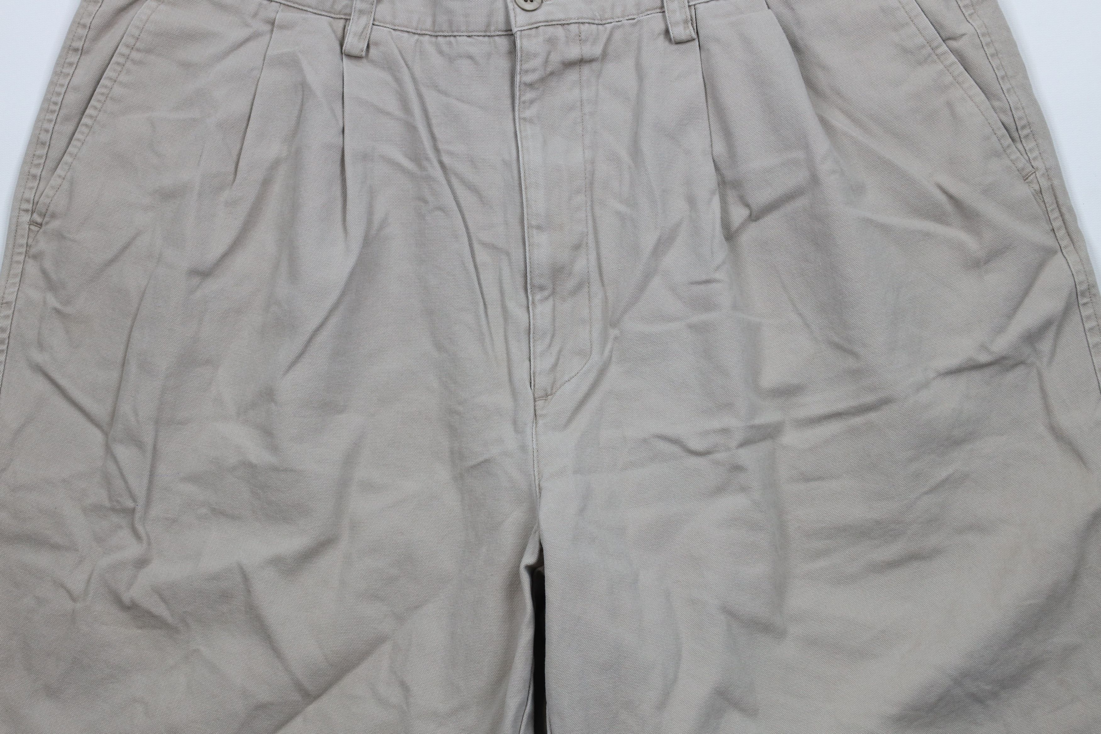 Nike × Vintage Vintage 90s Y2K Nike Golf Scott Mini Swoosh Canvas Shorts Size US 38 / EU 54 - 3 Thumbnail