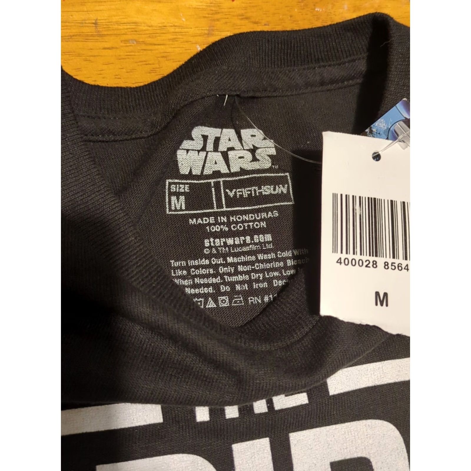 Star Wars Star Wars Shirt Mens M Black White Yoda Jedi Empire Luke Casual NWT T-Shirt Short Sleeve Crew Neck Logo Graphic Print Movie Theme Mens Size US M / EU 48-50 / 2 - 3 Thumbnail