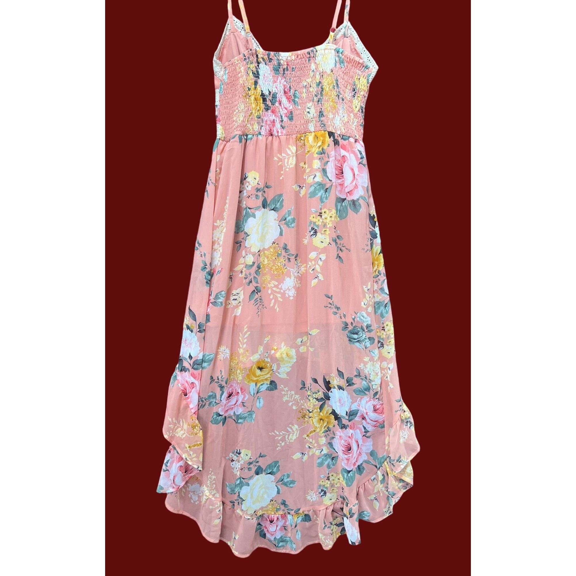 rue21 Rue 21 - Women's Summer Sleeveless High Low Hem Ruffle Flora Size S / US 4 / IT 40 - 19 Thumbnail