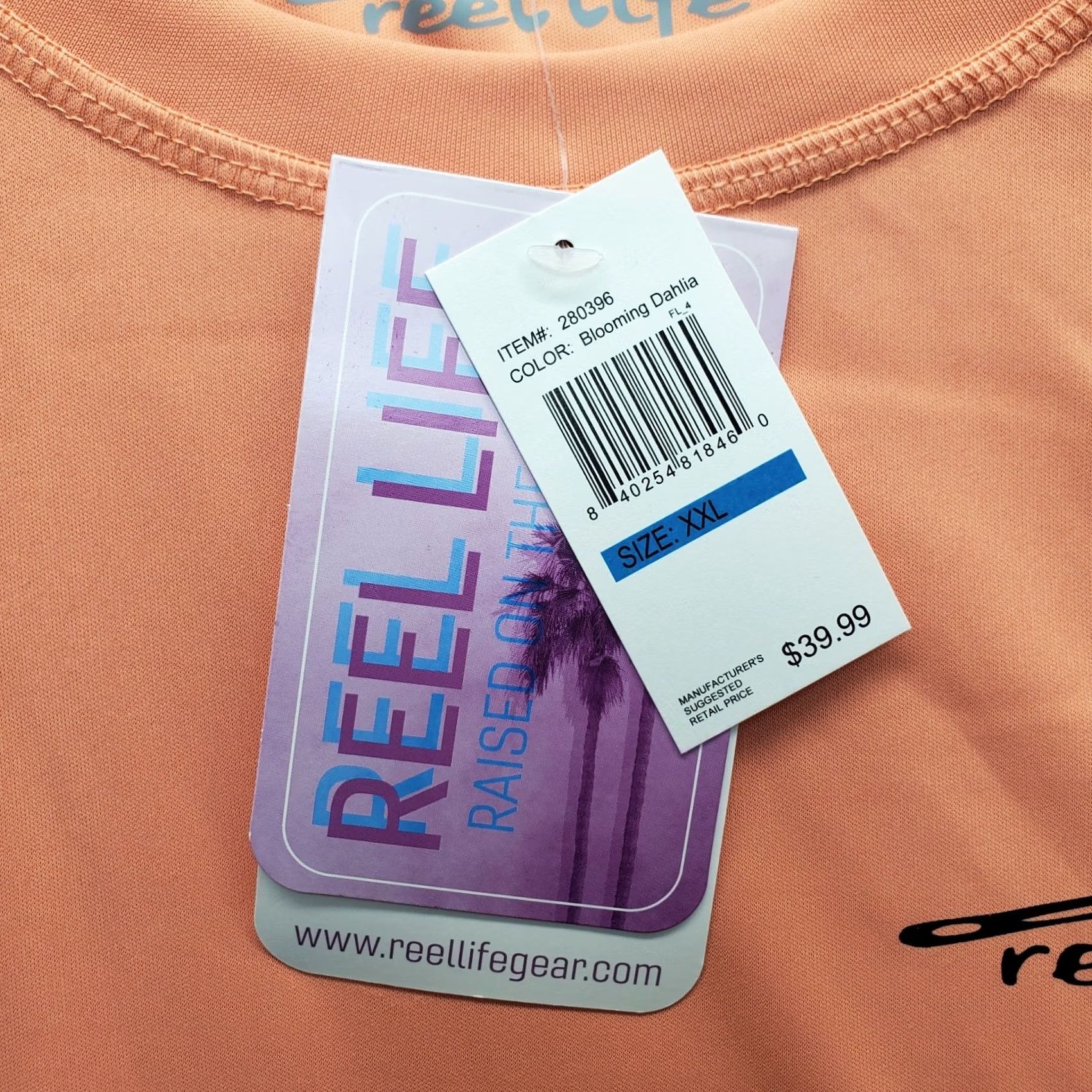 Alife Reel Life Fishing Shirt Mens XXL Salmon Graphic Back Logo Long Sleeve Round Neck Size US XXL / EU 58 / 5 - 5 Thumbnail
