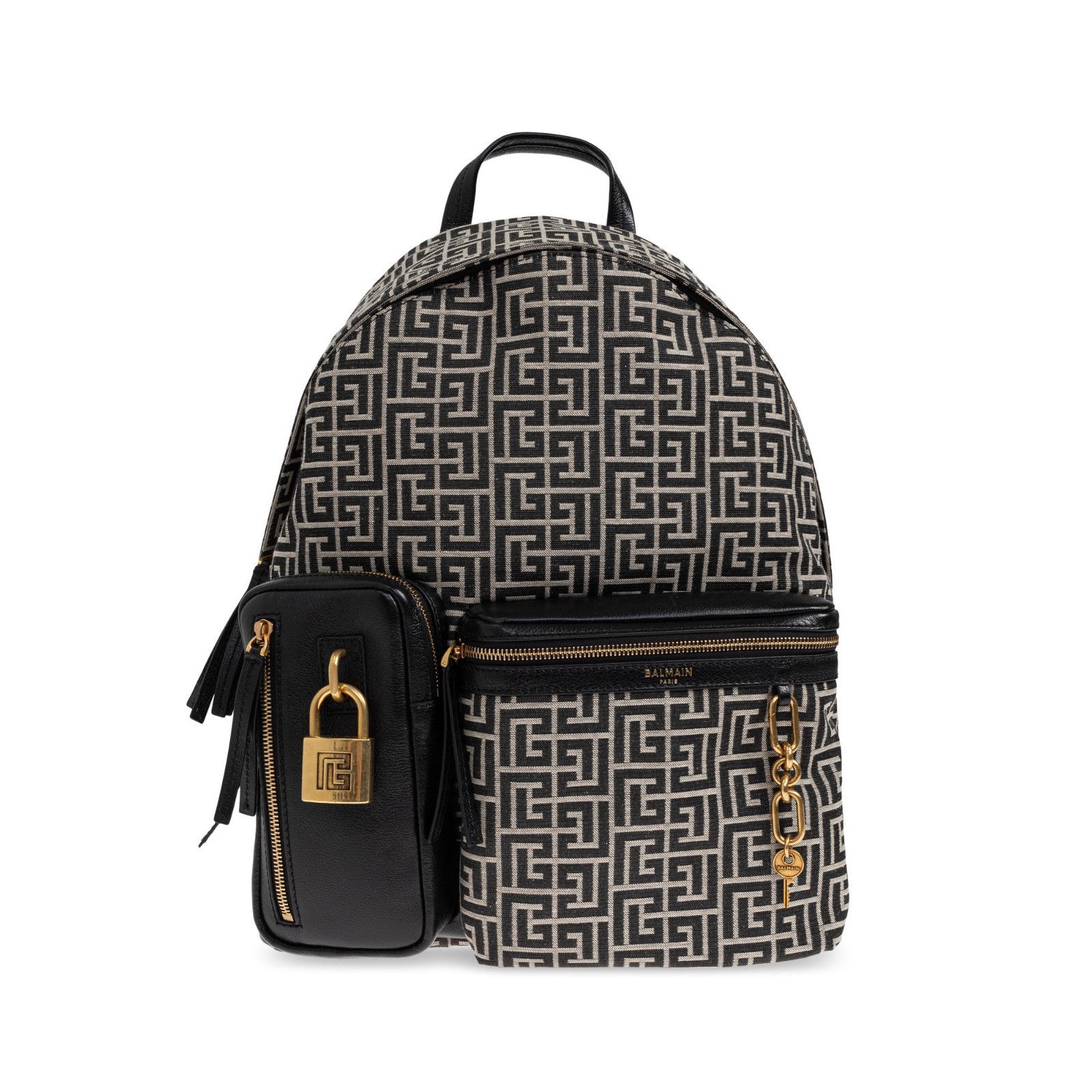 Balmain BALMAIN $2550 Black Pulse Jacquard Backpack New & Authentic Size ONE SIZE - 1 Thumbnail