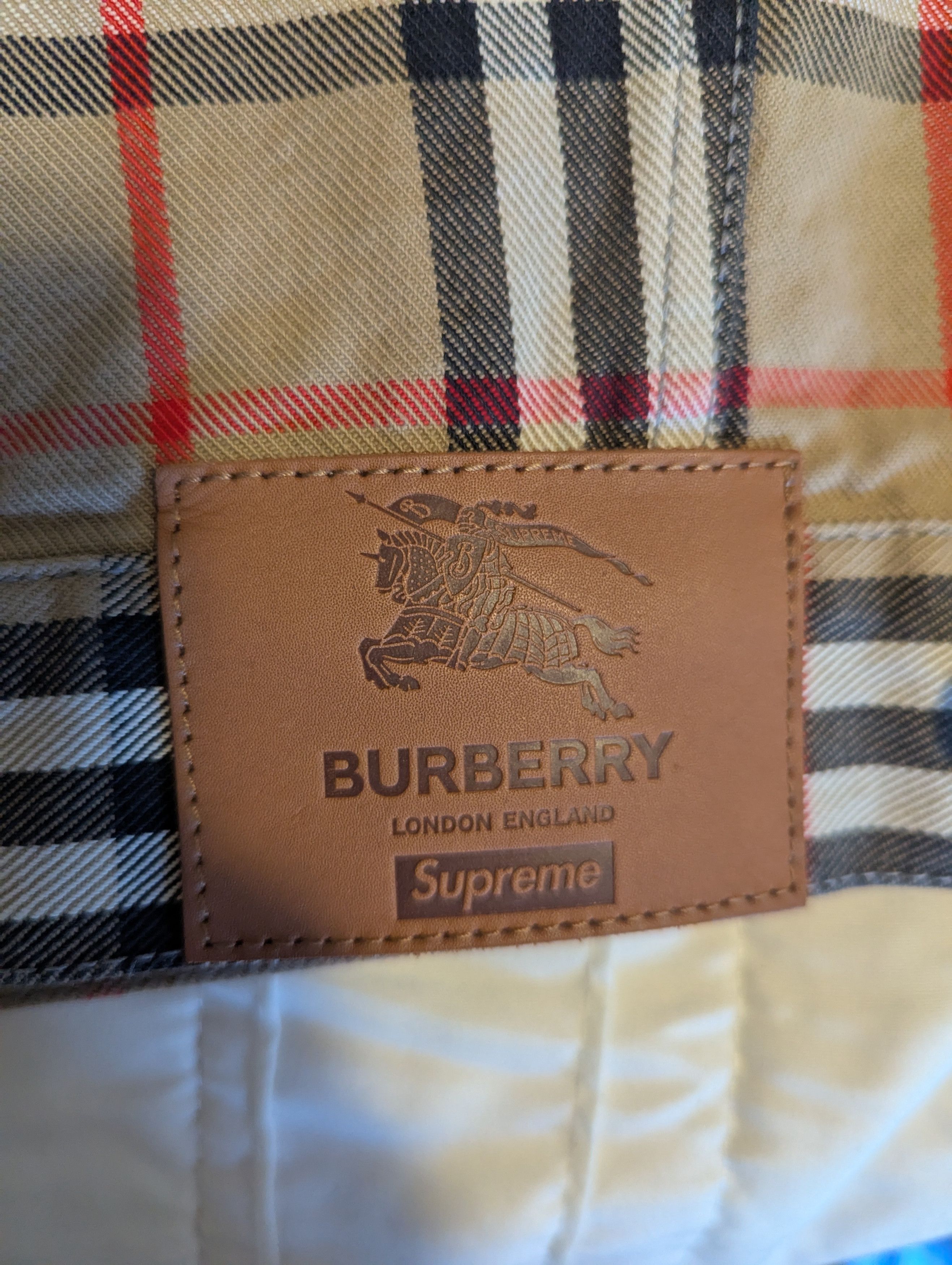 Burberry × Supreme Supreme x Burberry Denim Trucker Jacket Size US M / EU 48-50 / 2 - 6 Thumbnail