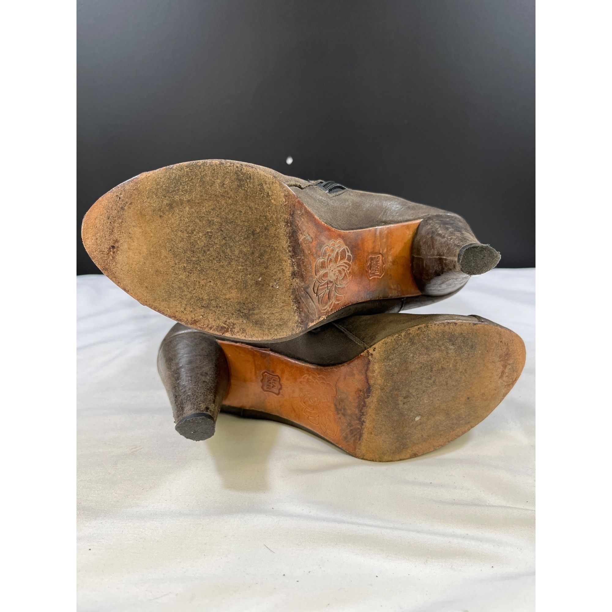J Shoes J Shoes Women's Brown Leather Shoes/Heeled Boots Size 6.5 SK Size US 6.5 / IT 36.5 - 3 Thumbnail